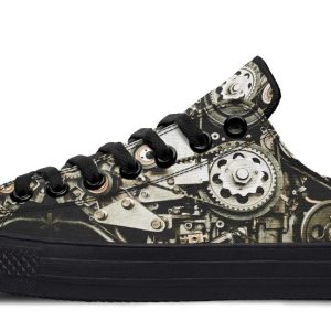 Engine Gear Black Lowtop Sneaker