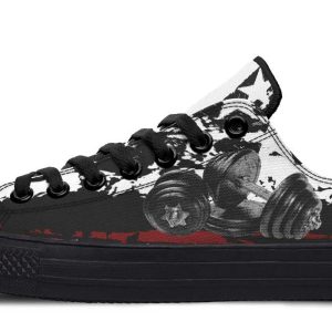 Dumbbell Black Lowtop Sneaker