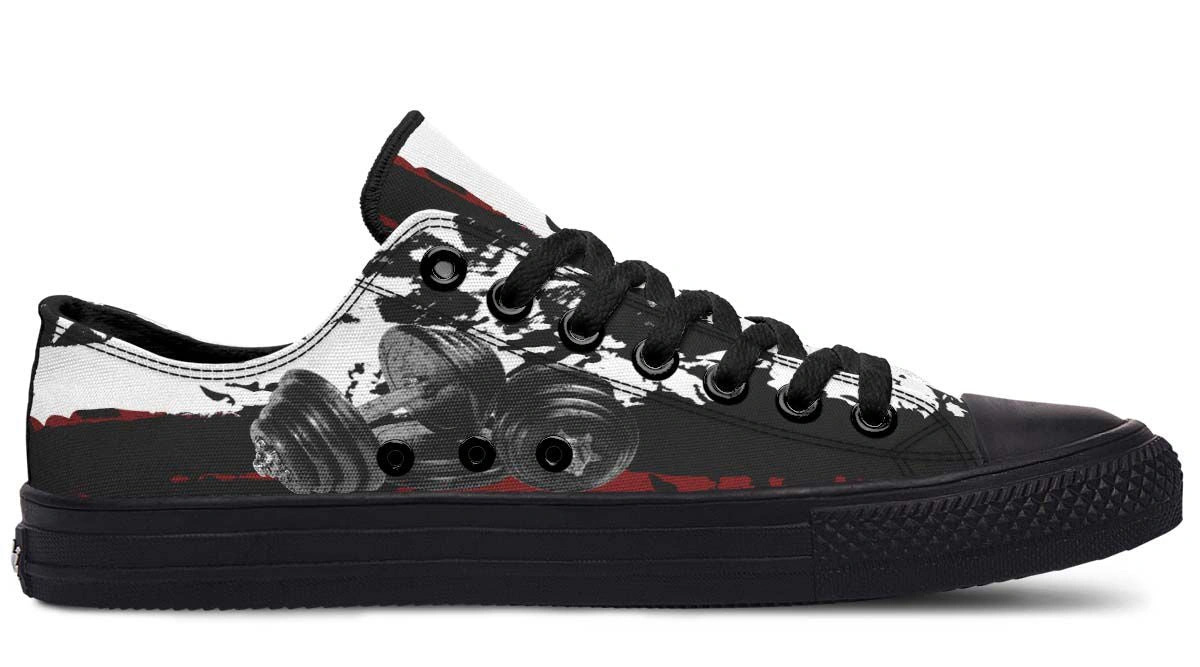 Dumbbell Black Lowtop Sneaker - Image 3