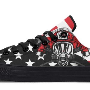 Firefighter Black Lowtop Sneaker