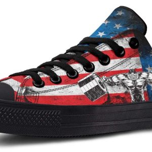 American Deadlift Flag Lowtop Sneaker